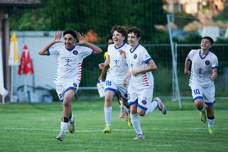 COPPA BRESCIA CALCIO FINALE CHALLENGE U15 PASSIRANO - TORBOLE CASAGLIA NELLA FOTO ESULTANZA TORBOLE CASAGLIA 24-05-2025 perteghella@newreporter