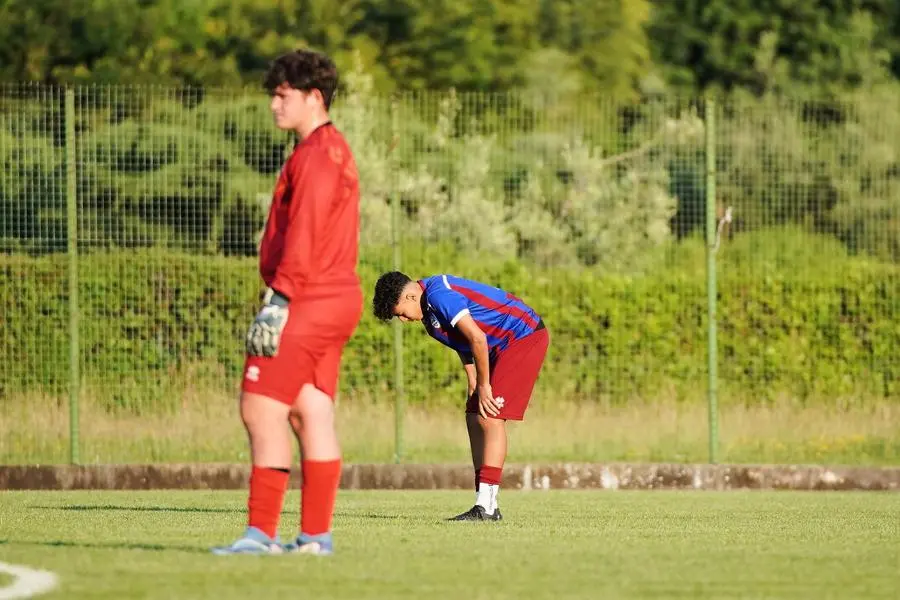 COPPA BRESCIA CALCIO FINALE CHALLENGE U15 PASSIRANO - TORBOLE CASAGLIA NELLA FOTO DELUSIONE PASSIRANO 24-05-2025 perteghella@newreporter