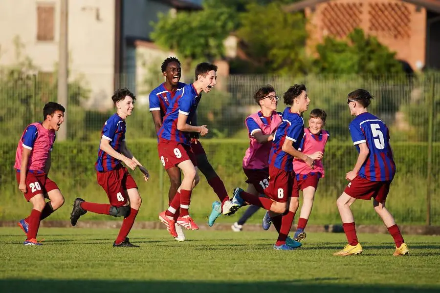COPPA BRESCIA CALCIO FINALE CHALLENGE U15 PASSIRANO - TORBOLE CASAGLIA NELLA FOTO ESULTANZA PASSIRANO 24-05-2025 perteghella@newreporter