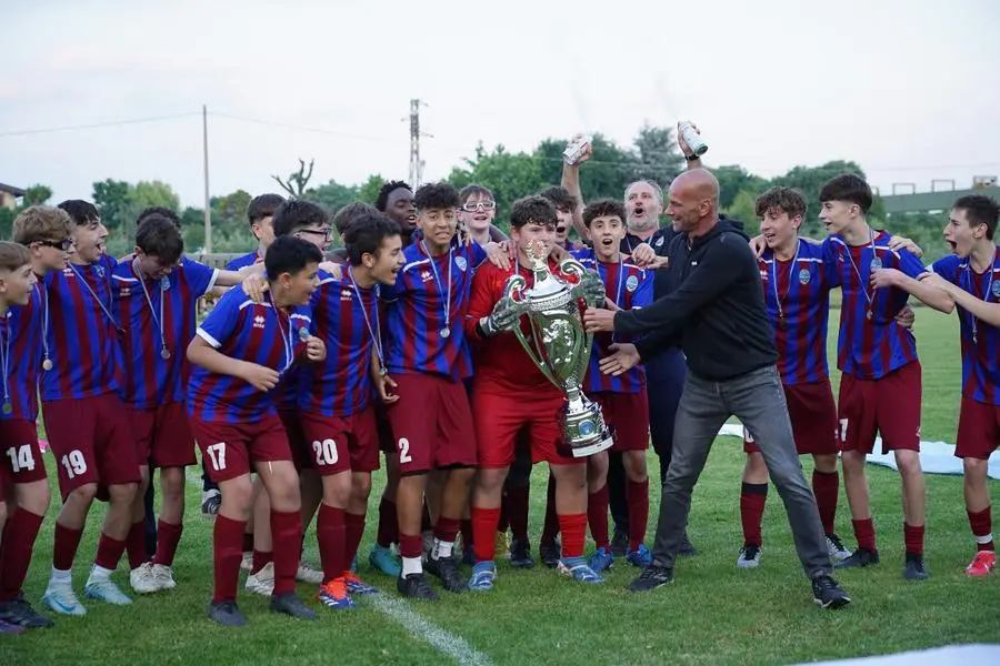 COPPA BRESCIA CALCIO FINALE CHALLENGE U15 PASSIRANO - TORBOLE CASAGLIA NELLA FOTO ESULTANZA PASSIRANO 24-05-2025 perteghella@newreporter