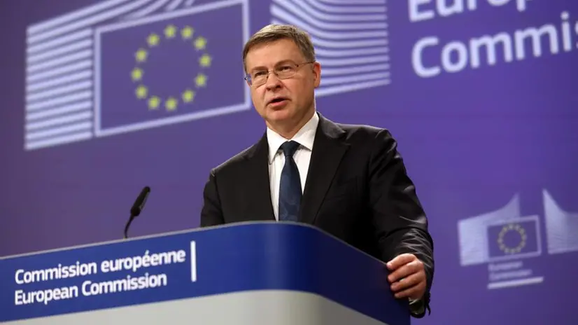 Valdis Dombrovskis, vice presidente della Commissione europea - Foto Ansa © www.giornaledibrescia.it