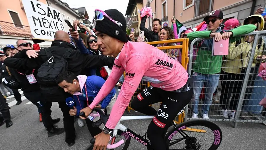 Il messicano Isaac Del Toro - Foto Ansa © www.giornaledibrescia.it