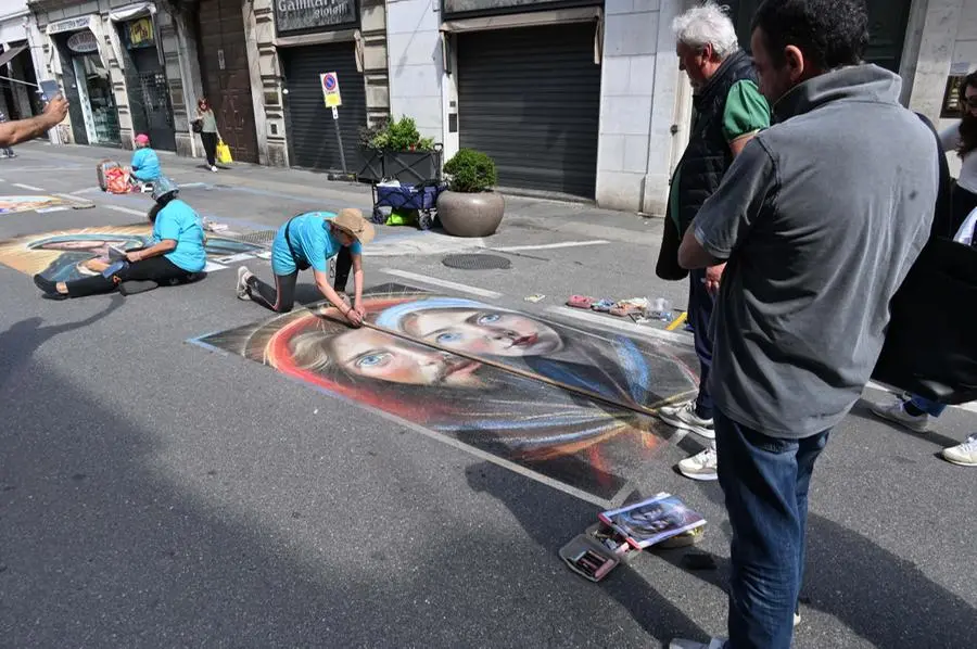 I madonnari in corso Martiri