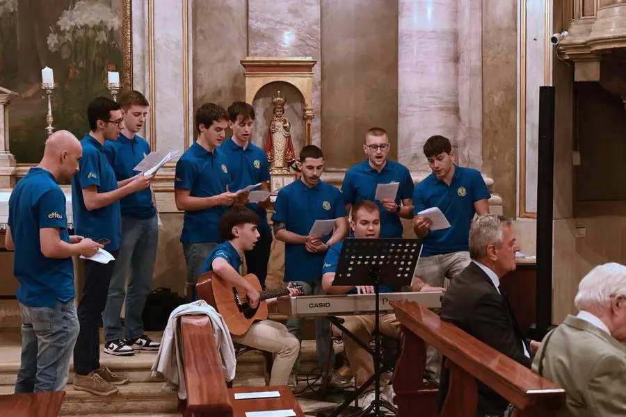 La messa in San Luca in memoria di Chizzolini