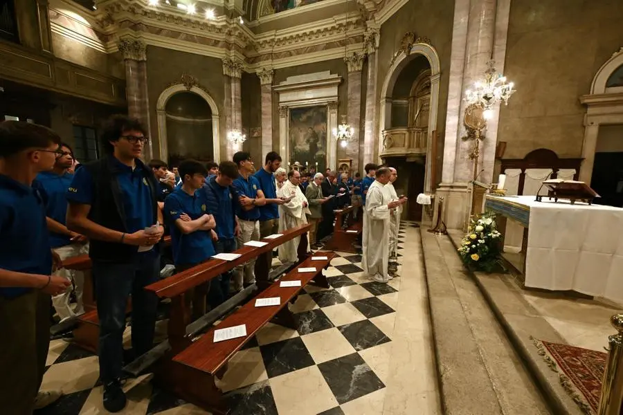 La messa in San Luca in memoria di Chizzolini
