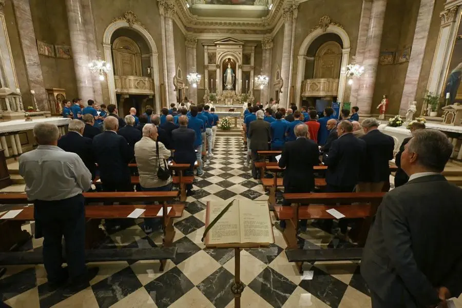 La messa in San Luca in memoria di Chizzolini