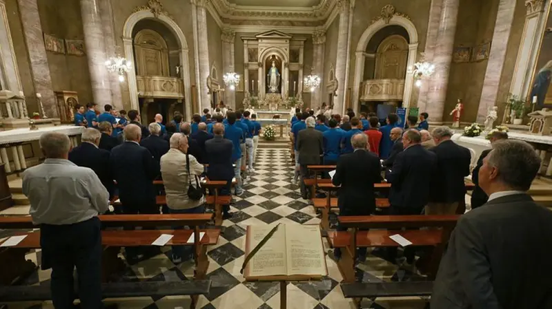 La messa in San Luca in memoria di Chizzolini
