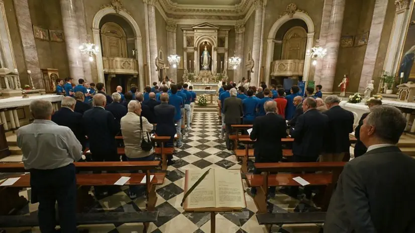 La messa in San Luca in memoria di Chizzolini