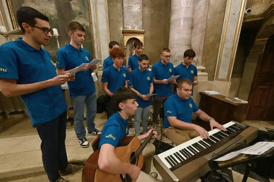 La messa in San Luca in memoria di Chizzolini