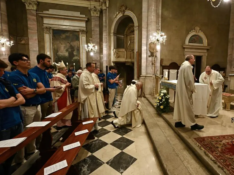 La messa in San Luca in memoria di Chizzolini
