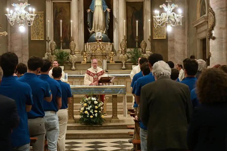La messa in San Luca in memoria di Chizzolini