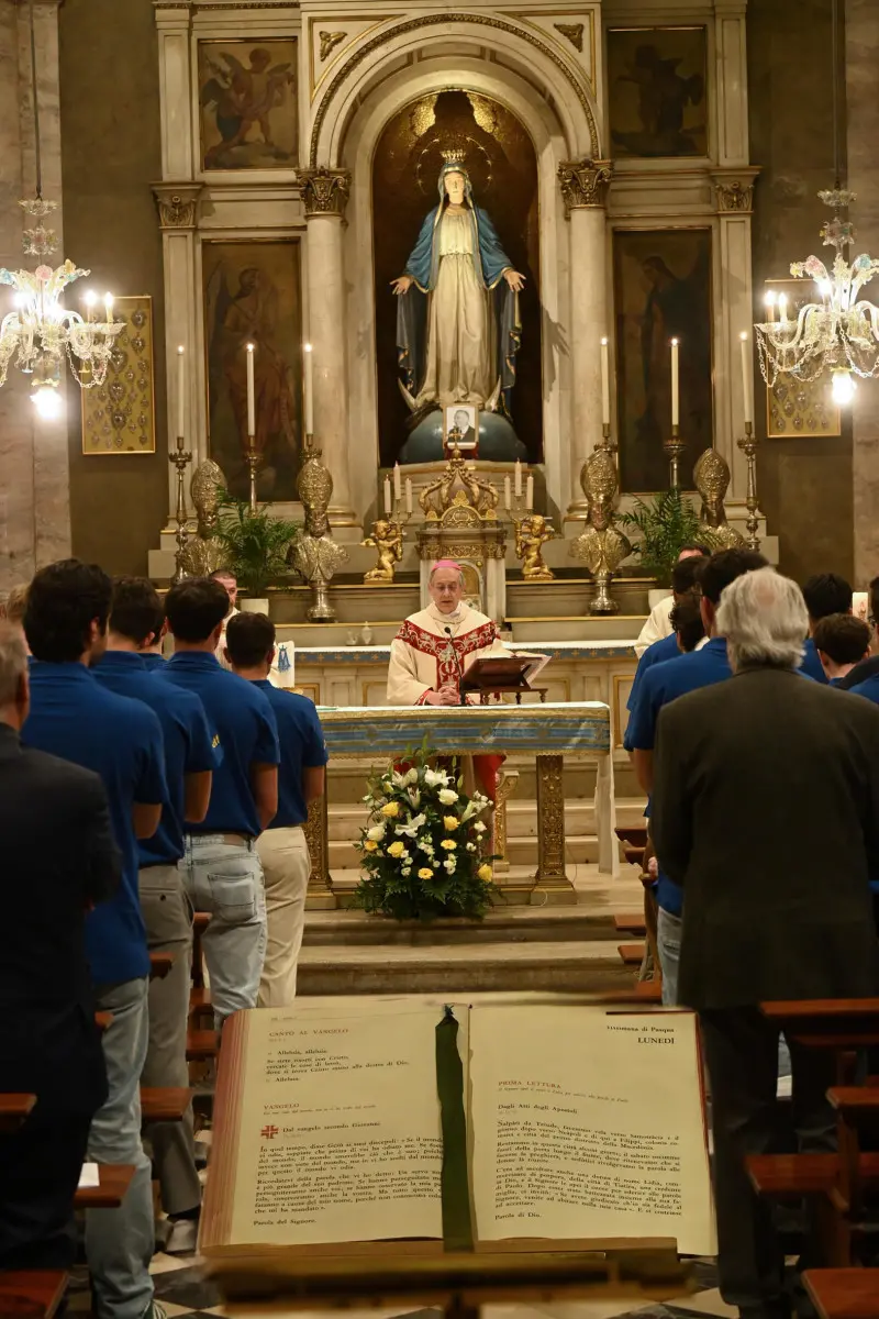 La messa in San Luca in memoria di Chizzolini