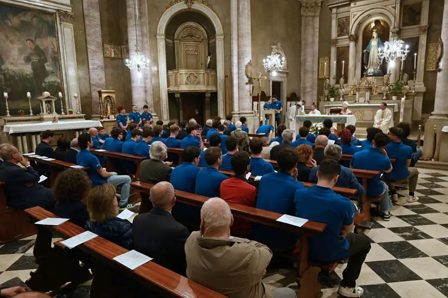 La messa in San Luca in memoria di Chizzolini