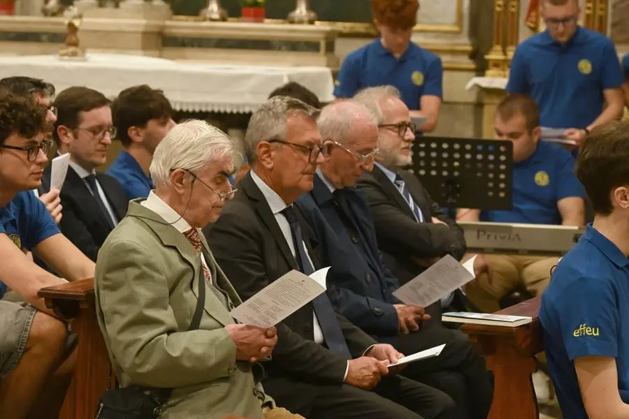 La messa in San Luca in memoria di Chizzolini