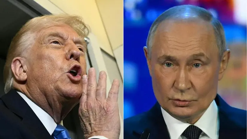 Donald Trump e Vladimir Putin - Foto Ansa © www.giornaledibrescia.it