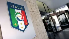 L'ingresso della sede della Figc