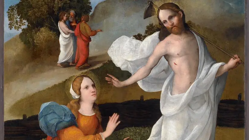 Ludovico Mazzolino, Noli me tangere - Foto Brescia Musei