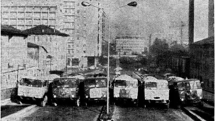 Il collaudo del cavalcavia Kennedy nel dicembre del 1965