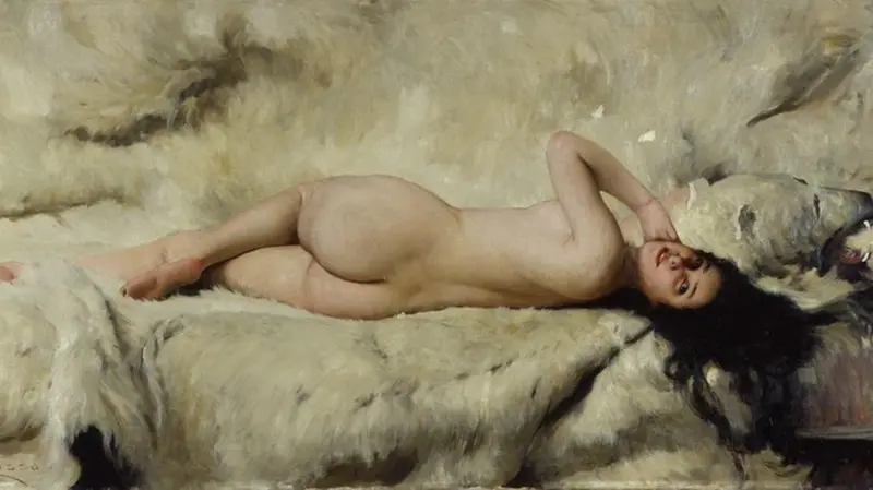 Giacomo Grosso, La nuda - Foto Brescia Musei