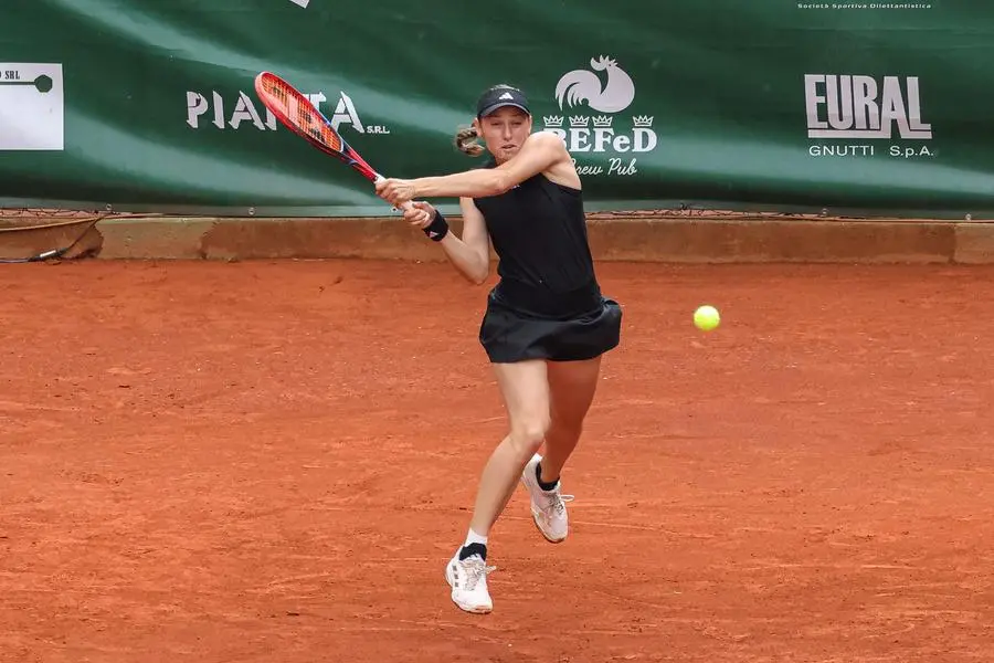 Sport Tennis Internazionali Femminili Forza e Costanza 2025 (14.30- 18.30) nella foto  Kaja Juvan   27/05/2025 nicoli@newreporter