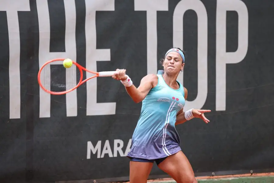 Sport Tennis Internazionali Femminili Forza e Costanza 2025 (14.30- 18.30) nella foto  Carolina Meligeni Rodrigues Alves  27/05/2025 nicoli@newreporter