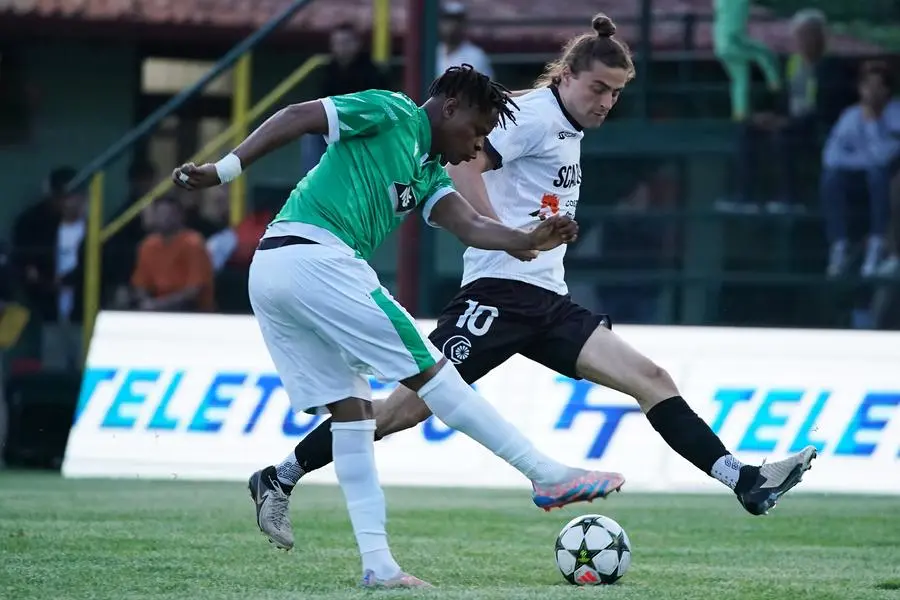 SPORT CALCIO 45¡ TORNEO NOTTURNO POLPENAZZE PRIMA NOVA SIDER FORGITAL - SCALVENZI/COSTRUZIONI SPECIALI BRESCIANE NELLA FOTO YVES E MAFFI 27-05-2025 perteghella@newreporter