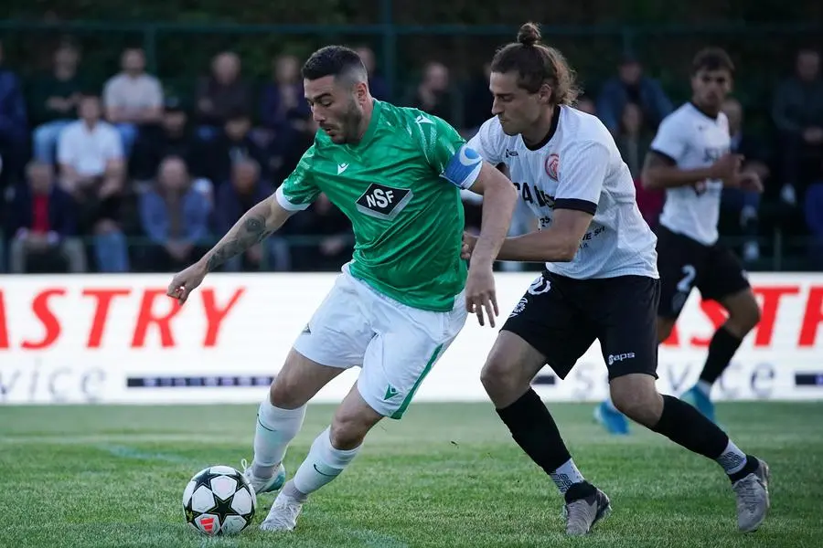 SPORT CALCIO 45¡ TORNEO NOTTURNO POLPENAZZE PRIMA NOVA SIDER FORGITAL - SCALVENZI/COSTRUZIONI SPECIALI BRESCIANE NELLA FOTO PELI  E MAFFI 27-05-2025 perteghella@newreporter