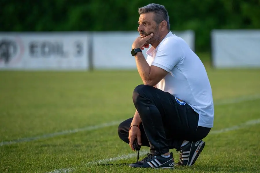 SPORT CALCIO COPPA BRESCIA NEXT GEN UNDER 19 PRO PALAZZOLO - OSPITALETTO nella foto ALLENATORE PRO PALAZZOLO CARBONE GIORGIO 27/05/2025 Biasi@newreporter