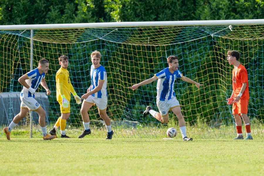 SPORT CALCIO COPPA BRESCIA NEXT GEN UNDER 19 PRO PALAZZOLO - OSPITALETTO nella foto GOL PRO PALAZZOLO 1-0 MANTO GAETANO 27/05/2025 Biasi@newreporter
