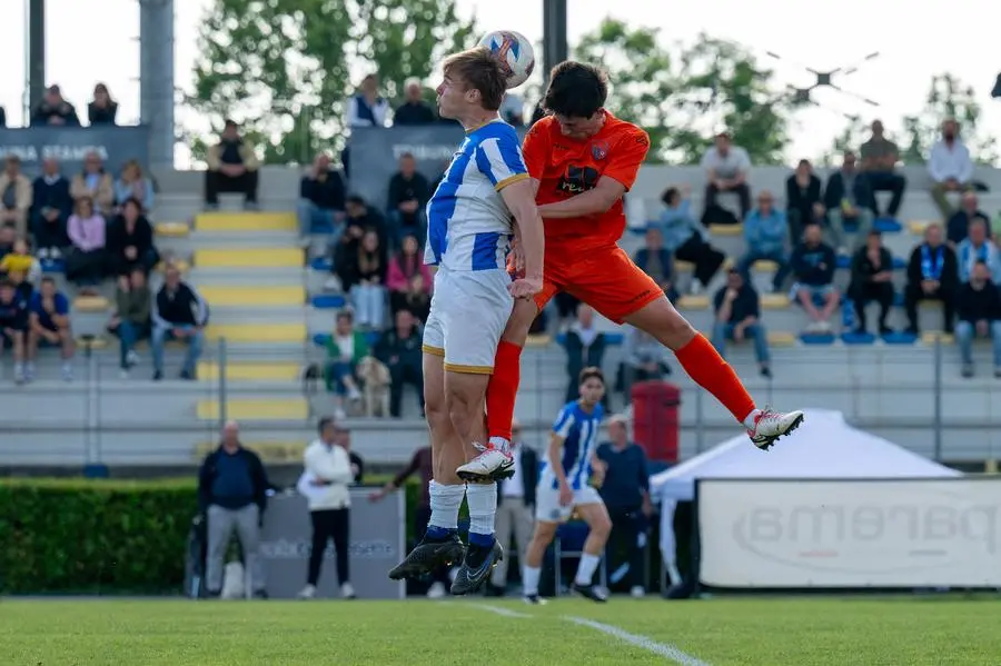SPORT CALCIO COPPA BRESCIA NEXT GEN UNDER 19 PRO PALAZZOLO - OSPITALETTO nella foto UN MOMENTO DI GIOCO 27/05/2025 Biasi@newreporter