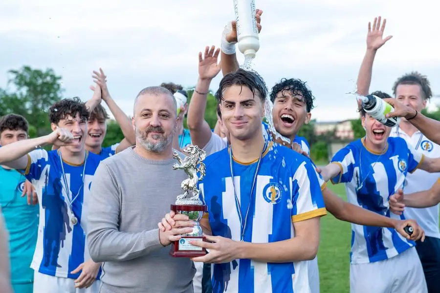 SPORT CALCIO COPPA BRESCIA NEXT GEN UNDER 19 PRO PALAZZOLO - OSPITALETTO nella foto MAN OF THE MATCH MANTO GAETANO 27/05/2025 Biasi@newreporter