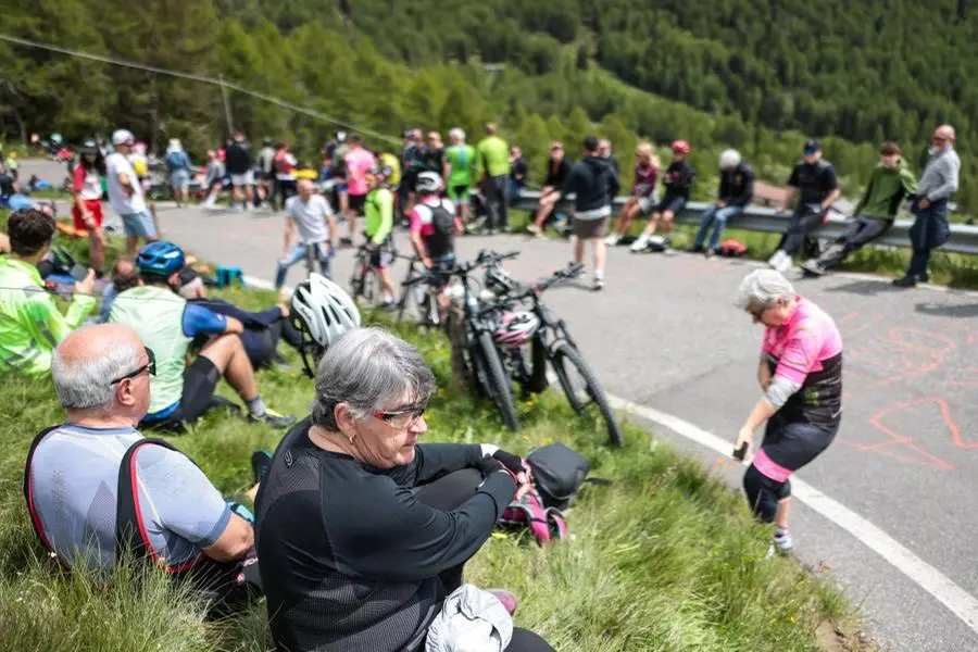 L'attesa per il passaggio del Giro d'Italia 2025 sul Mortirolo