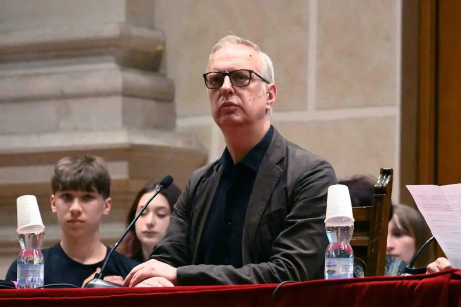 Antonio Scurati all'auditorium San Barnaba