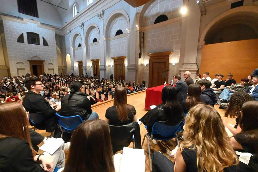 Antonio Scurati all'auditorium San Barnaba