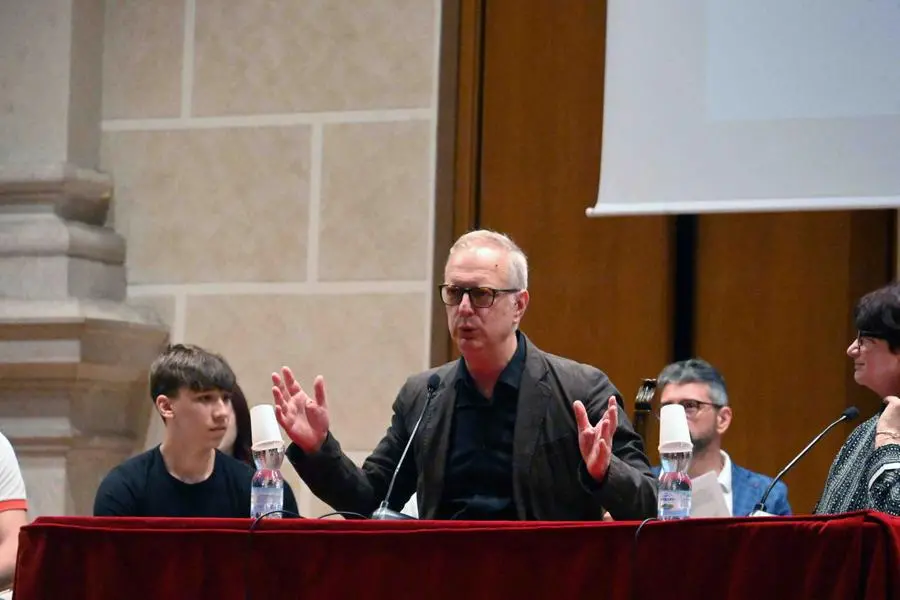 Antonio Scurati all'auditorium San Barnaba