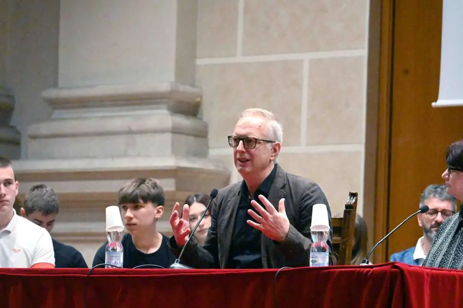 Antonio Scurati all'auditorium San Barnaba
