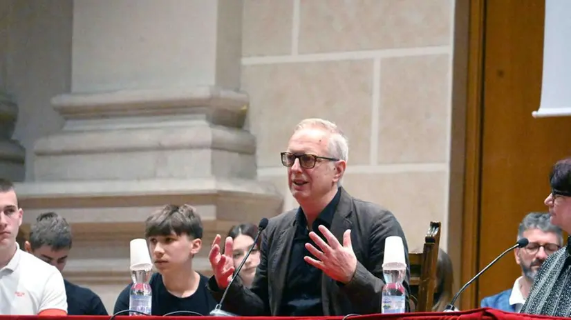 Antonio Scurati all'auditorium San Barnaba