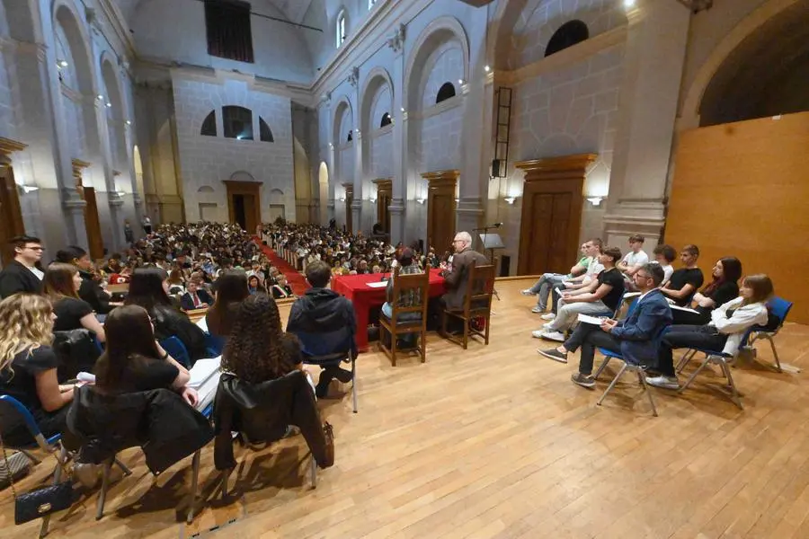 Antonio Scurati all'auditorium San Barnaba