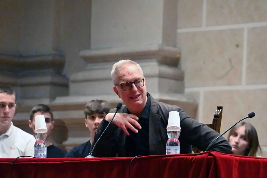 Antonio Scurati all'auditorium San Barnaba
