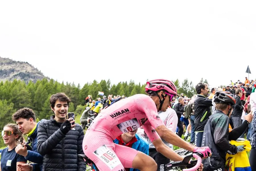 Il Giro d'Italia sul Mortirolo