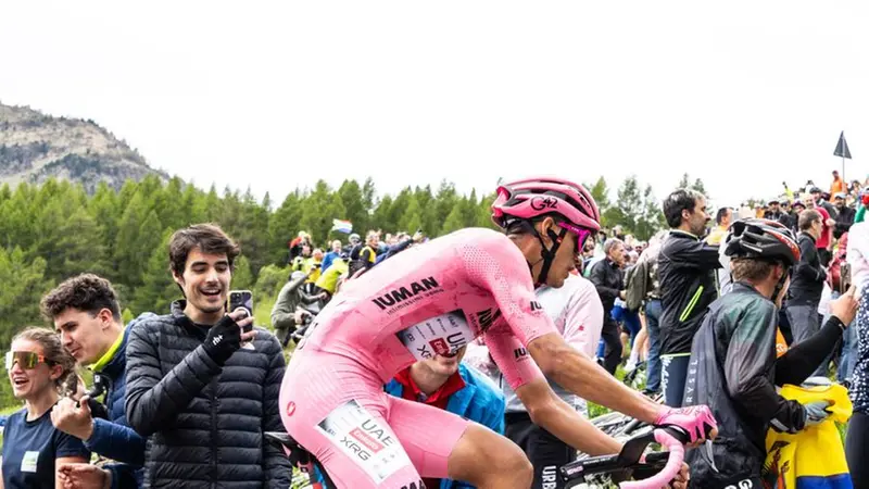 Il Giro d'Italia sul Mortirolo