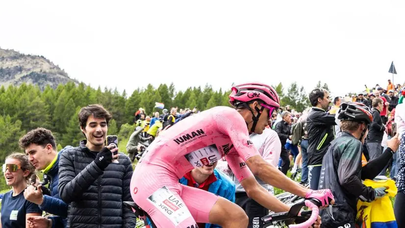 Il Giro d'Italia sul Mortirolo