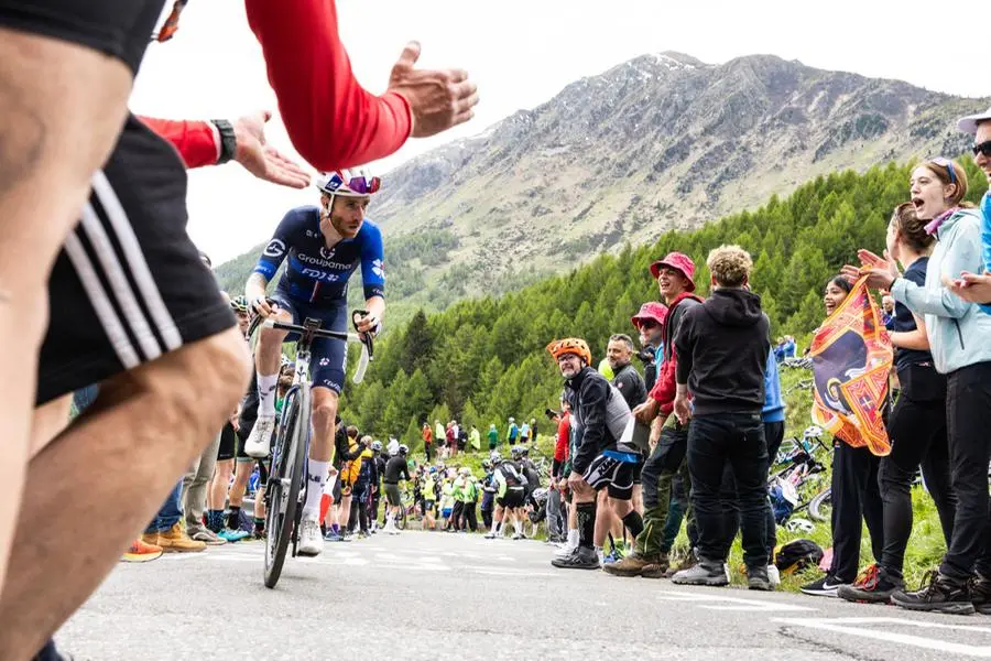 Il Giro d'Italia sul Mortirolo
