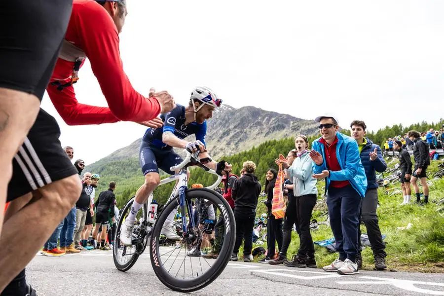 Il Giro d'Italia sul Mortirolo