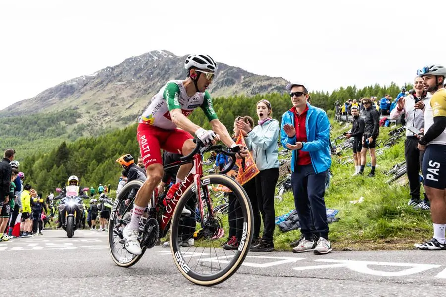 Il Giro d'Italia sul Mortirolo