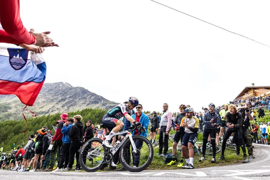 Il Giro d'Italia sul Mortirolo