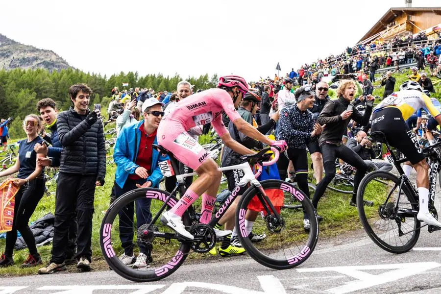 Il Giro d'Italia sul Mortirolo