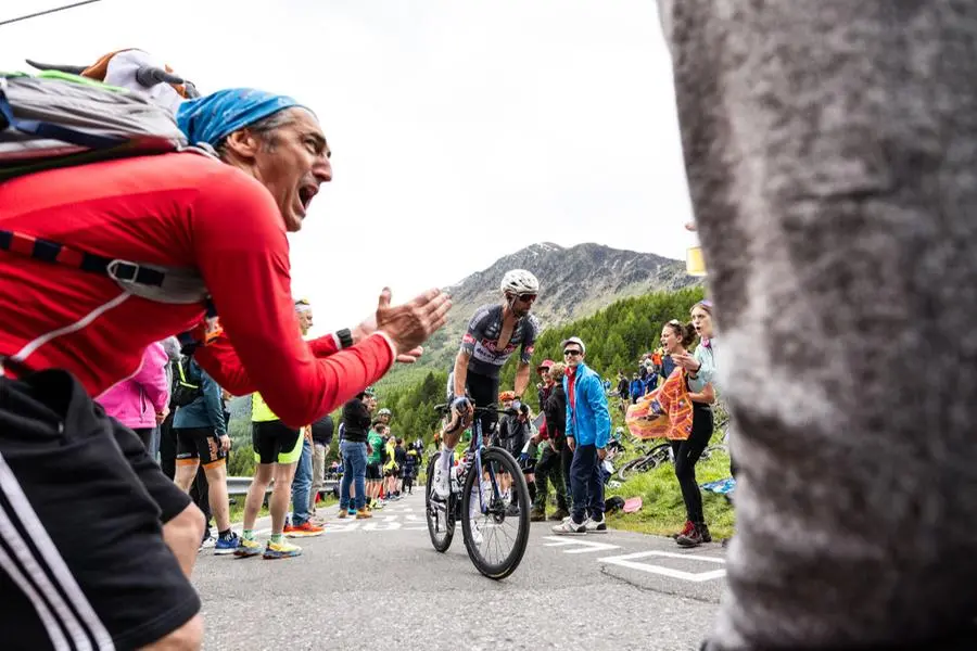 Il Giro d'Italia sul Mortirolo