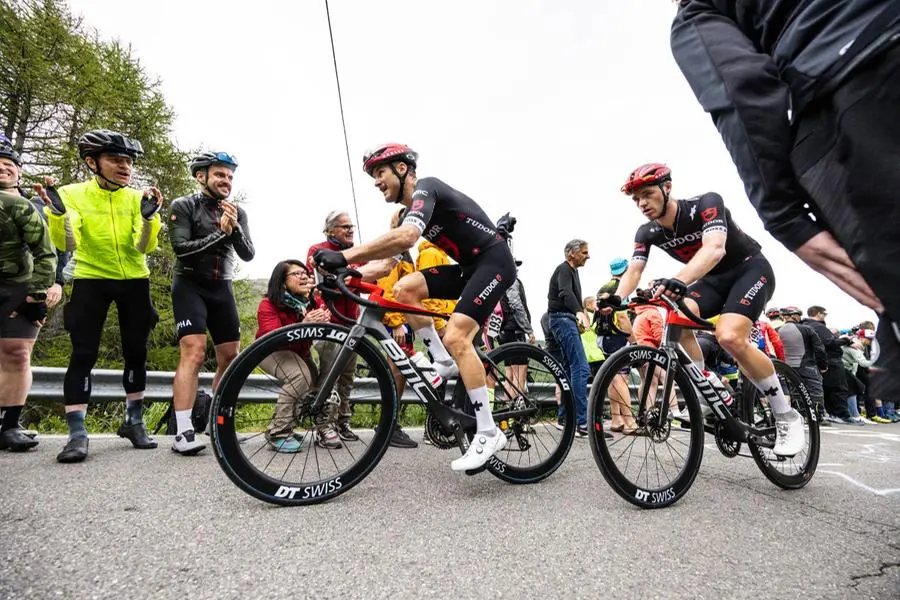 Il Giro d'Italia sul Mortirolo