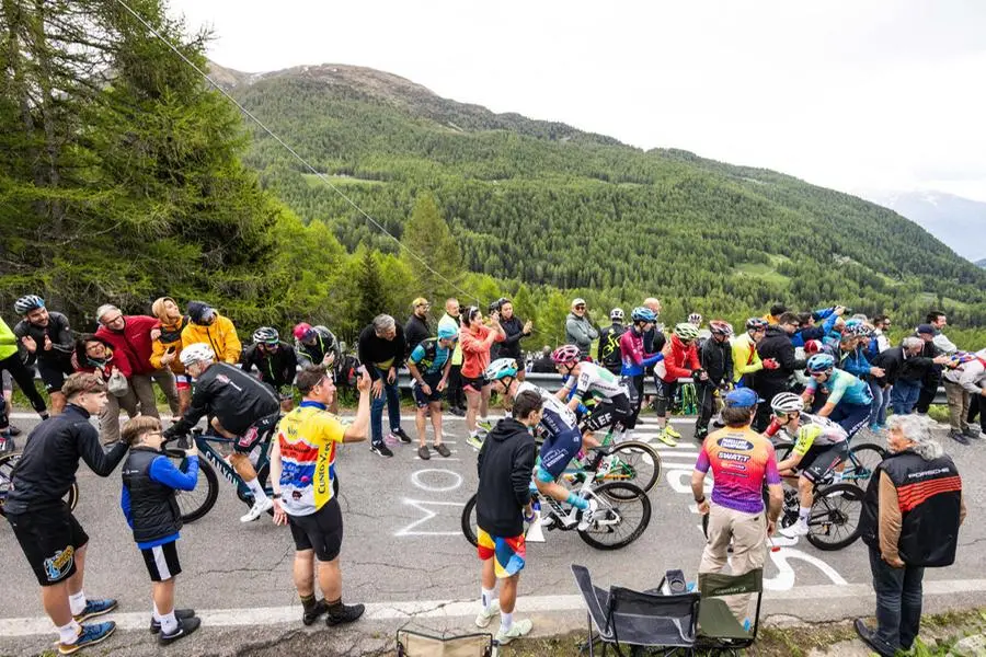Il Giro d'Italia sul Mortirolo